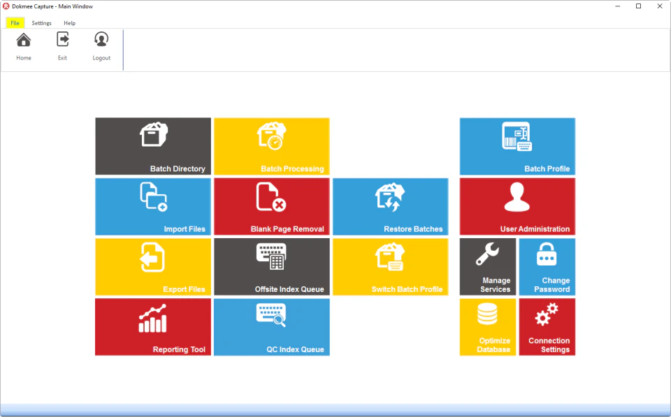 screenshot of Dokmee Capture